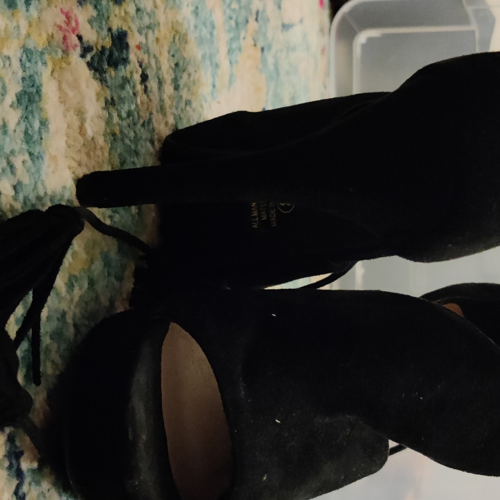 Platform high heels tassels wrap around very sexy